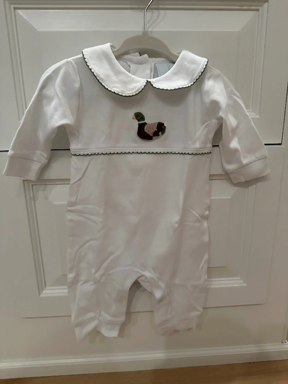 Little English Duck Romper — 3M